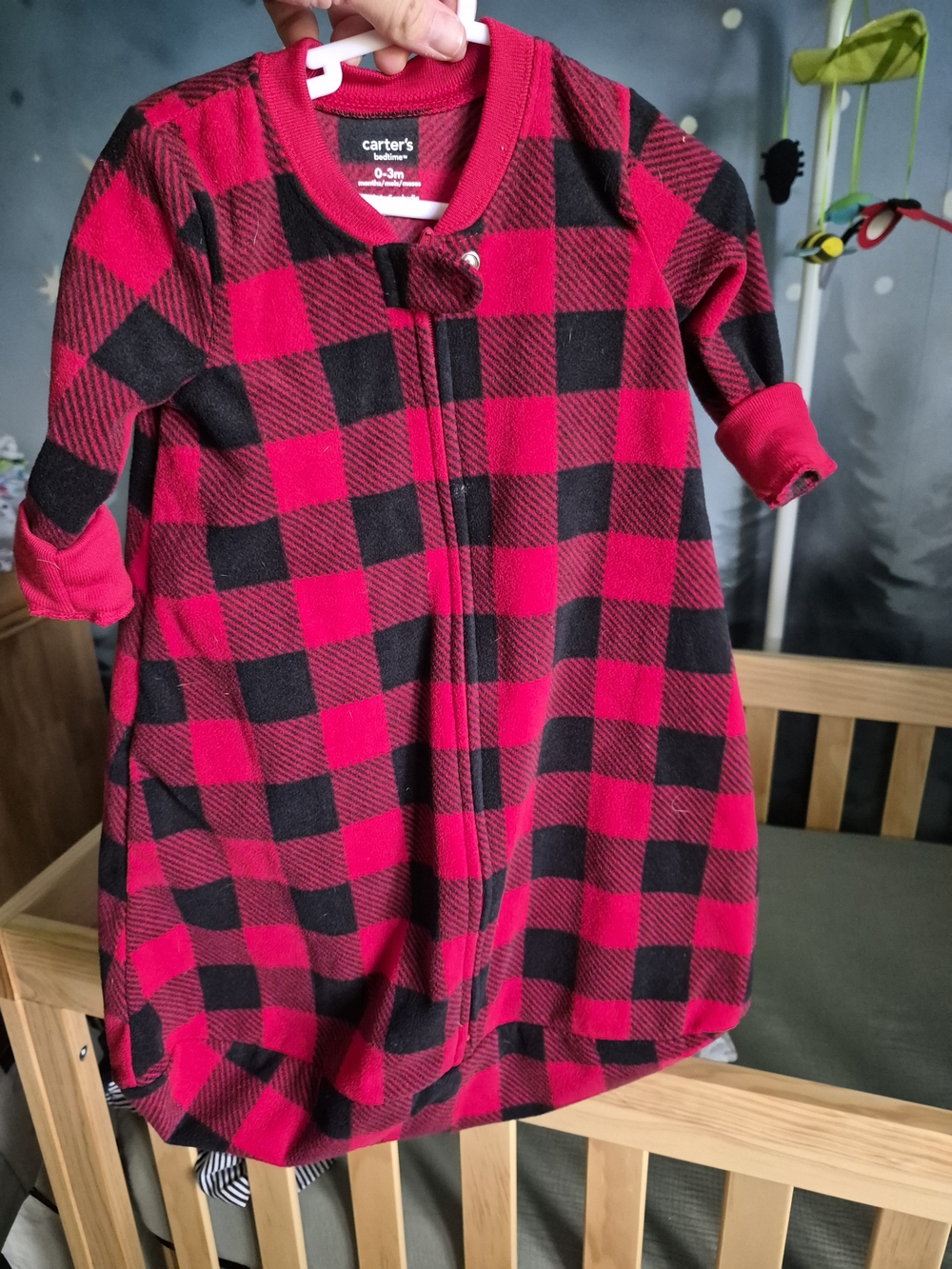 Carter's Red & Black Buffalo Plaid Sleep Sack